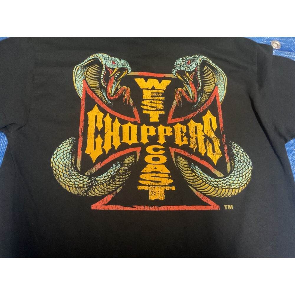 West Coast Choppers Doubke Cobra T Shirt BNWOT Size small/large